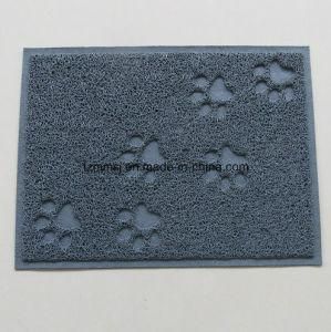 Foam Backing Pet Cat Litter Mat Feeding Bowl Dish Placemat