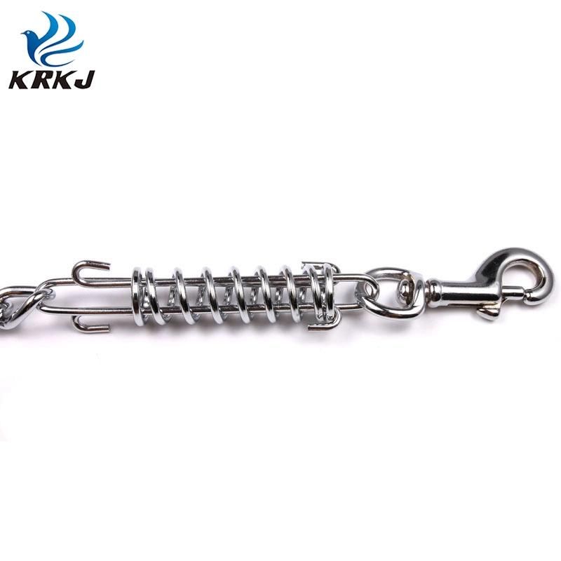 Wear-Proof New Style Anti Slip PU Handle Adult Dog Thick Designer Leash with Spring