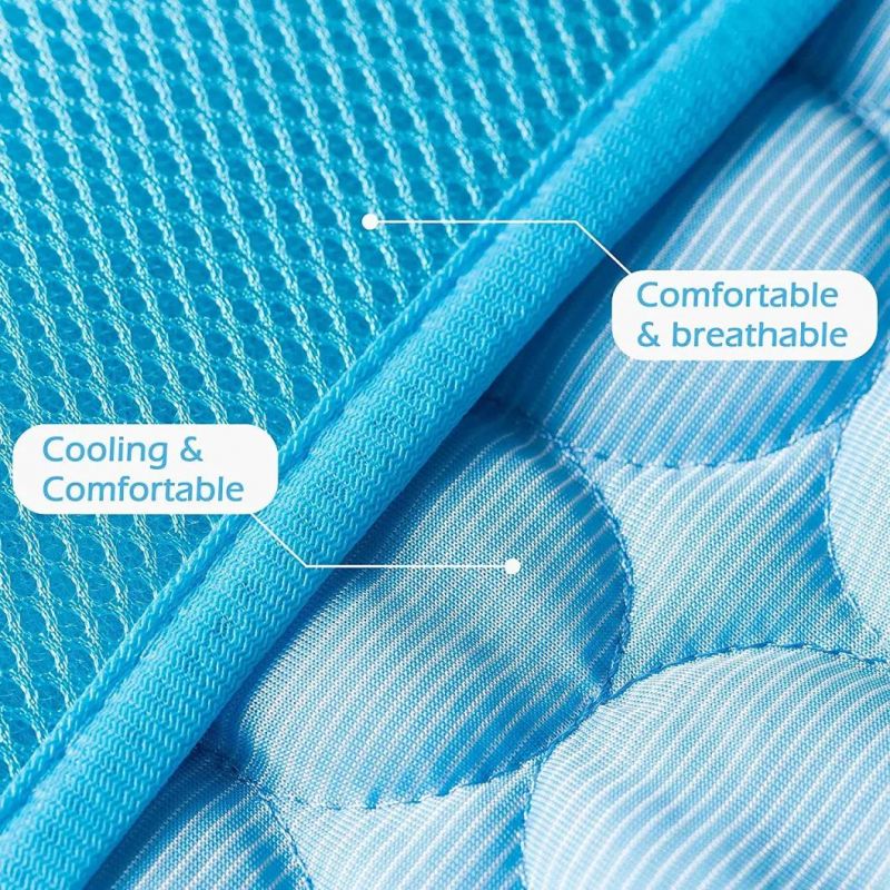 Pet Cooling Mat - Ice Silk Cooling Mat for Dogs & Cats