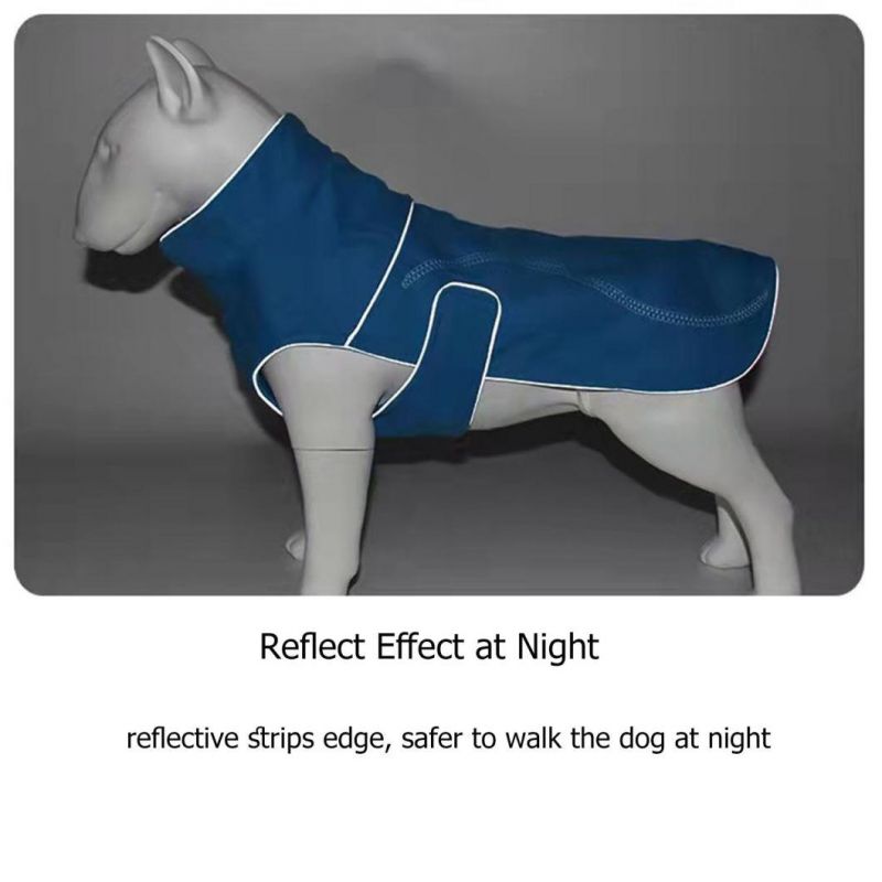 Sport Style Dog Coat Warm Fleece Pet Clothes