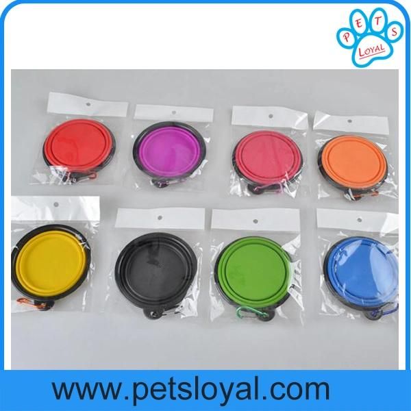 Pet Accessories Travel Silicone Pet Feeder Dog Bowl