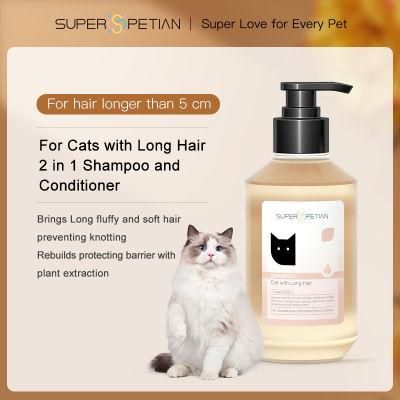Super Petian Contract Manufacturing Pet Hair Cleaning Shampoo for Pet Care Pet Shampoo for Cat with Long Hair
