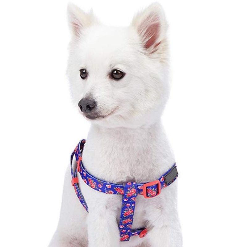Pet Spring Scent Inspired Floral Sublimation Adjustable Dog Harness