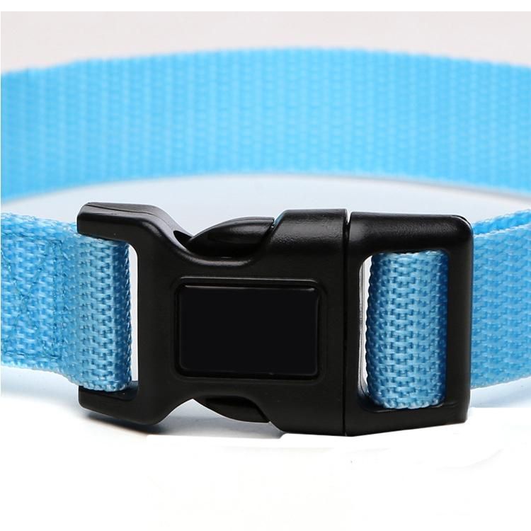 OEM Custom Luxury Personalized Logo Adjustable Blank Plain Nylon Pet Dog Collars