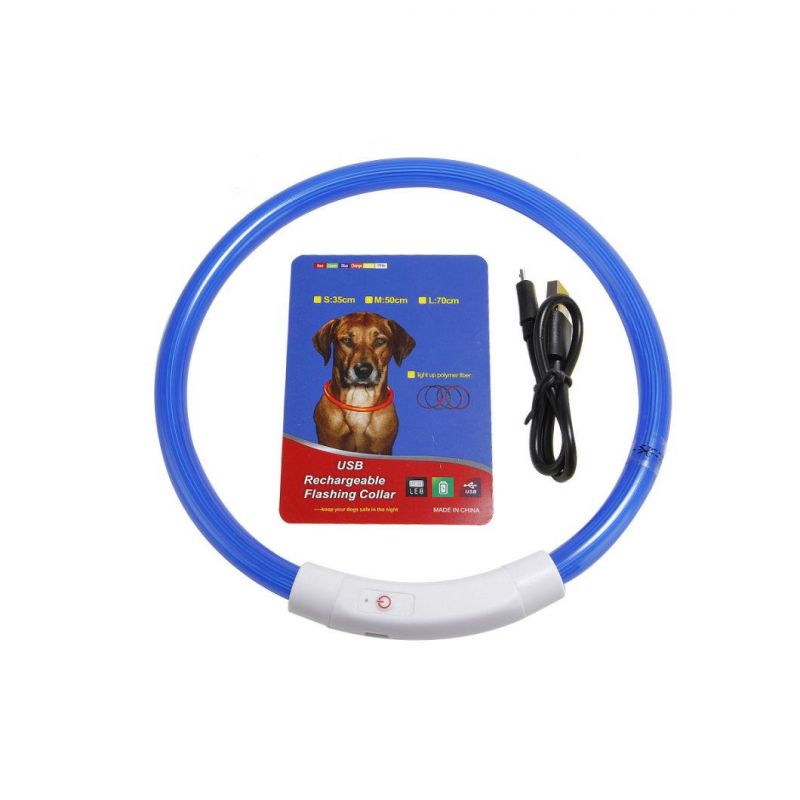 Super Hot Sale LED Rechargeable Dog Collar Light up Dog Collar Pet Collars
