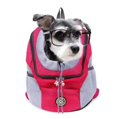 Outdoor Pet Dog Carrier Bag Pet Dog Front Bag New out Double Shoulder Portable Travel Backpack Mesh Backpack Head