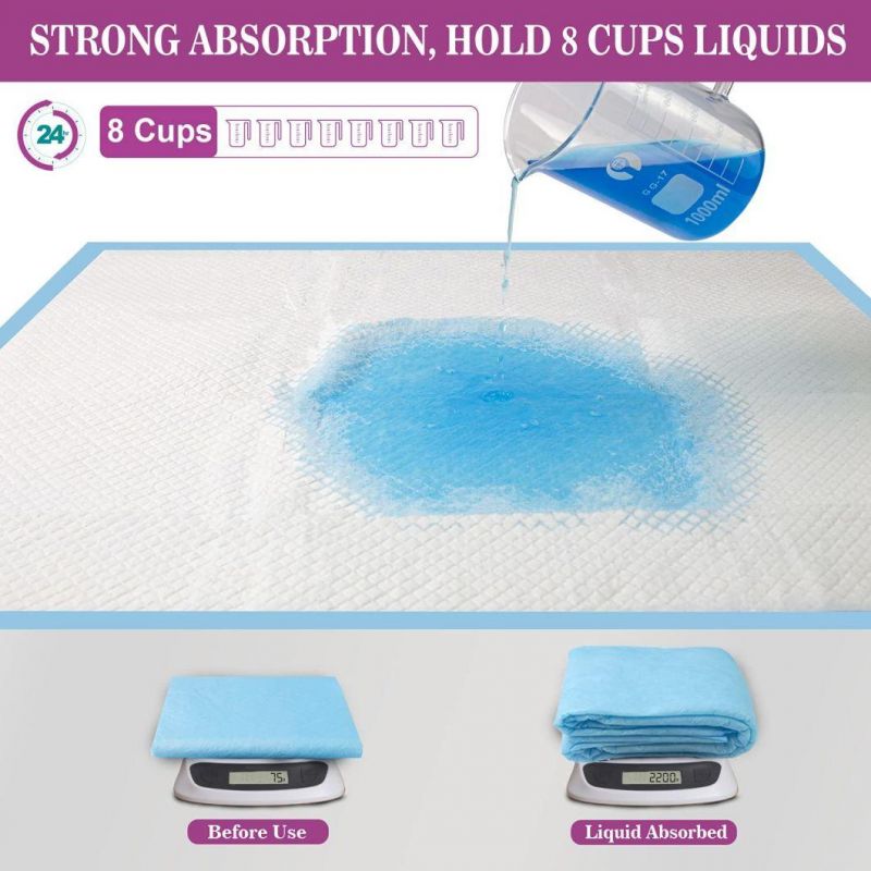 Customized Pet Disposable Underpads Waterproof Underlay Pet Sanitary Nursing Mat