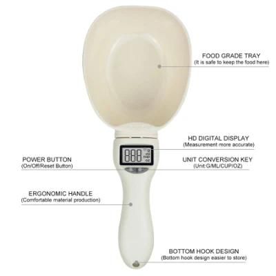 820g/0.1g Precise Digital Pet Food Scale /Scoop with LED Display