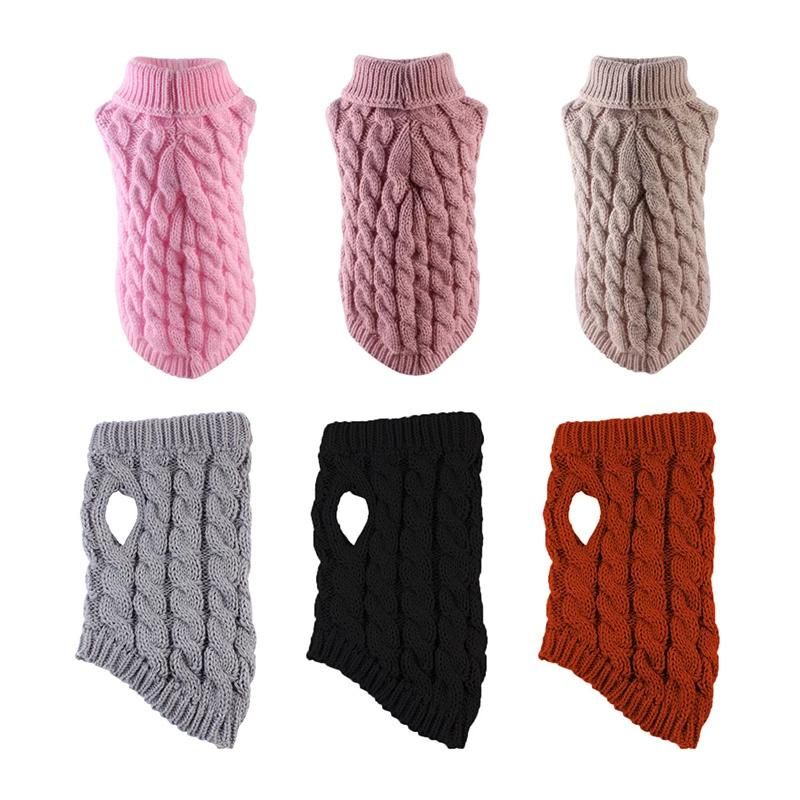 Dog Sweaters Winter Pet Clothes for Small Dogs Warm Sweater
