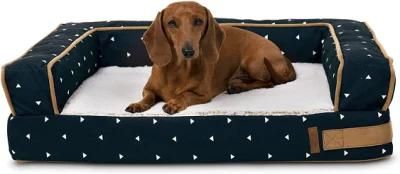 OEM Wholesale Customzied Pet Supply Foam Sofa Pet Dog Bed