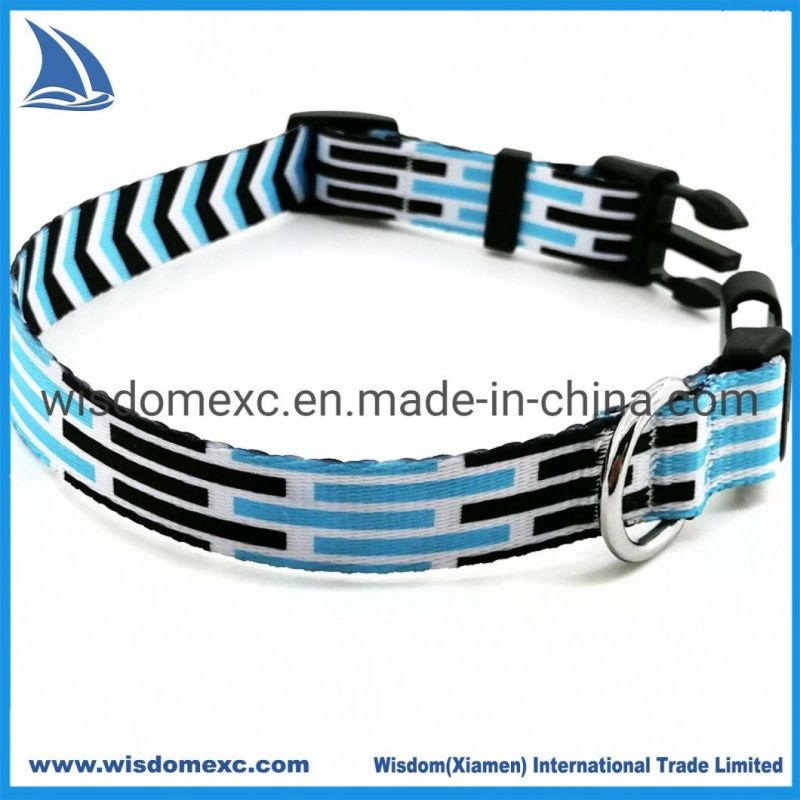 Pet Leash Shelf Collar Set Dog Collar Bow Harness Double Side Printed