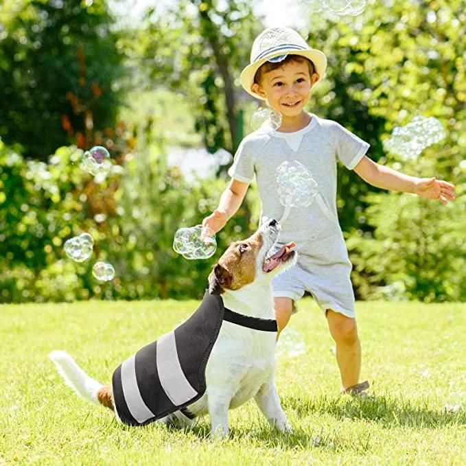 Dog Reflective Vest 4 Packs Adjustable Doggies Jackets Puppy Vest Safety Dog Reflective Vests High Visibility Vest for Dogs