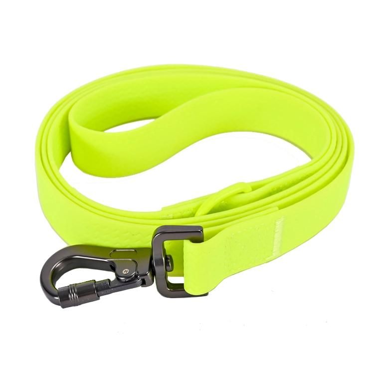 Eco-Friendly Waterproof Dog Leash Soft PVC Coated Webbing Dog Leash