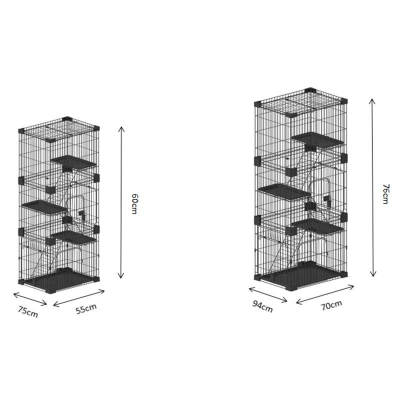 Three Story Cat House Cage for Sale Cheap High Quality Japan Style Cat Cage