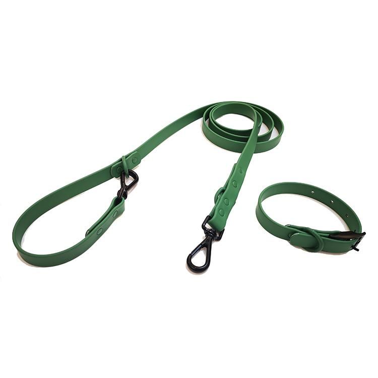 Luxury Waterproof Coated PVC Dog Collar Leash