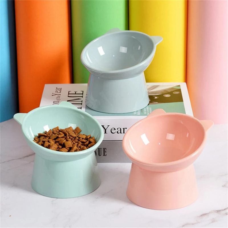 Cat Bowl High Foot Dog Bowl Pet Food Water Bowl