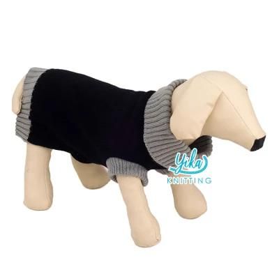 Gray Fair Isle Pet Dog Outfit Holiday Christmas Medium Large