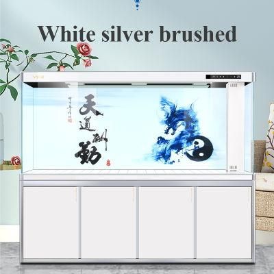 Yee Luxury Style Clear Glass Aquarium Fish Tank House Landscaping