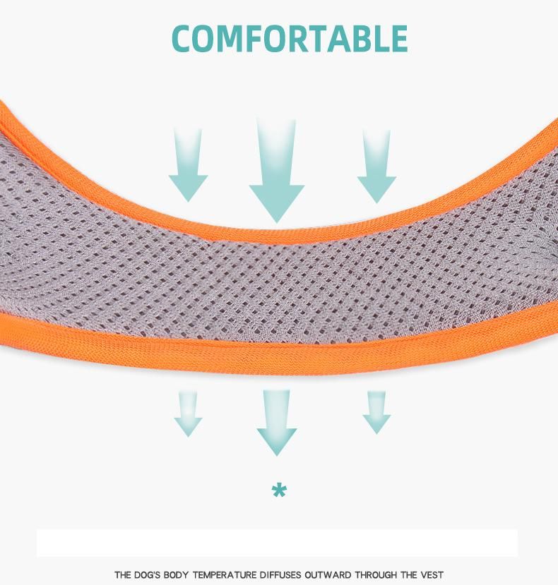 No Pull Dog Harness Easy Walk Reflective Adjustable Nylon Mesh Pervious Running Training Outdoor Step in Dog Harness and Leash for Small Medium Large Dogs