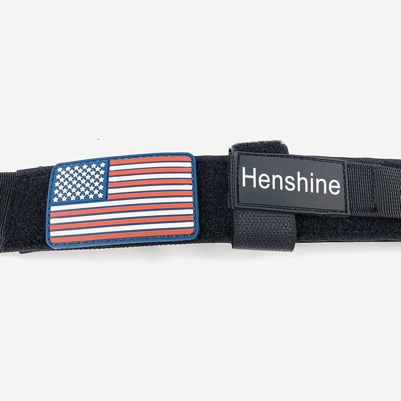 Tactical Dog Collar K9 Pet Dogs 1.5 Inch Wide Heavy Duty Dog Collars Metal Buckle Quick Release