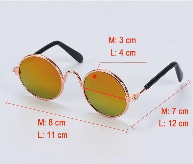 Heart Round Fashion Style 2022 Cat Goggle Dog Pet Sunglasses