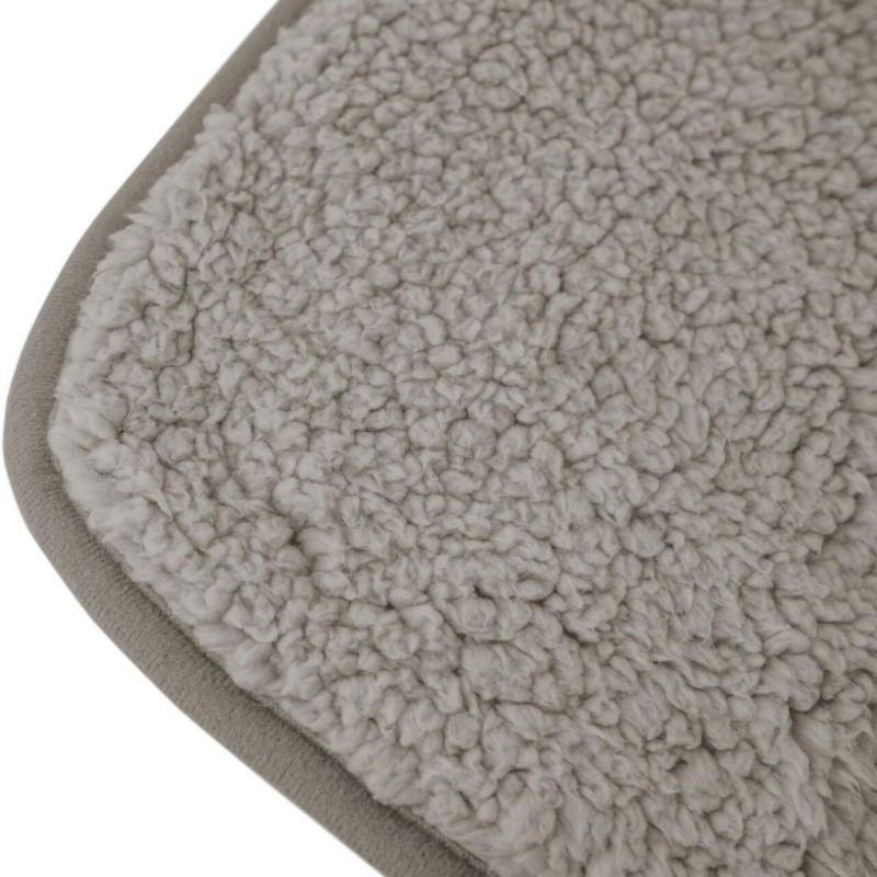 China Wholesale Double Layer/Sided Reversible Solid Sherpa Fleece Pet Blanket