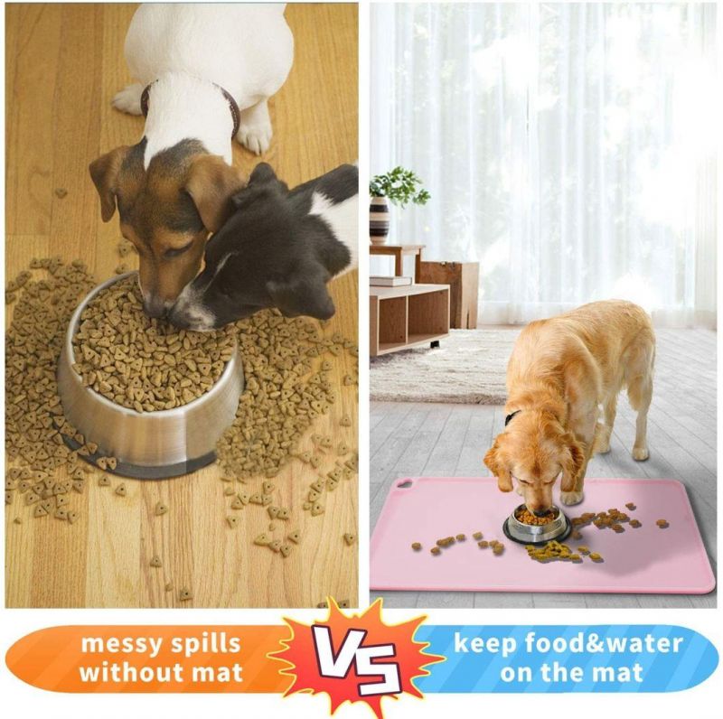 Non-Toxic and Hypoallergenic Dog Food Mat