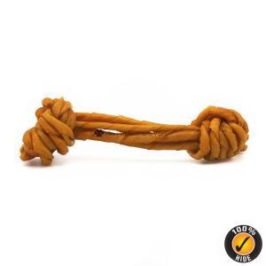 Factory Product Smoked Rawhide Knotted Bone Dog Chew Pet Treats