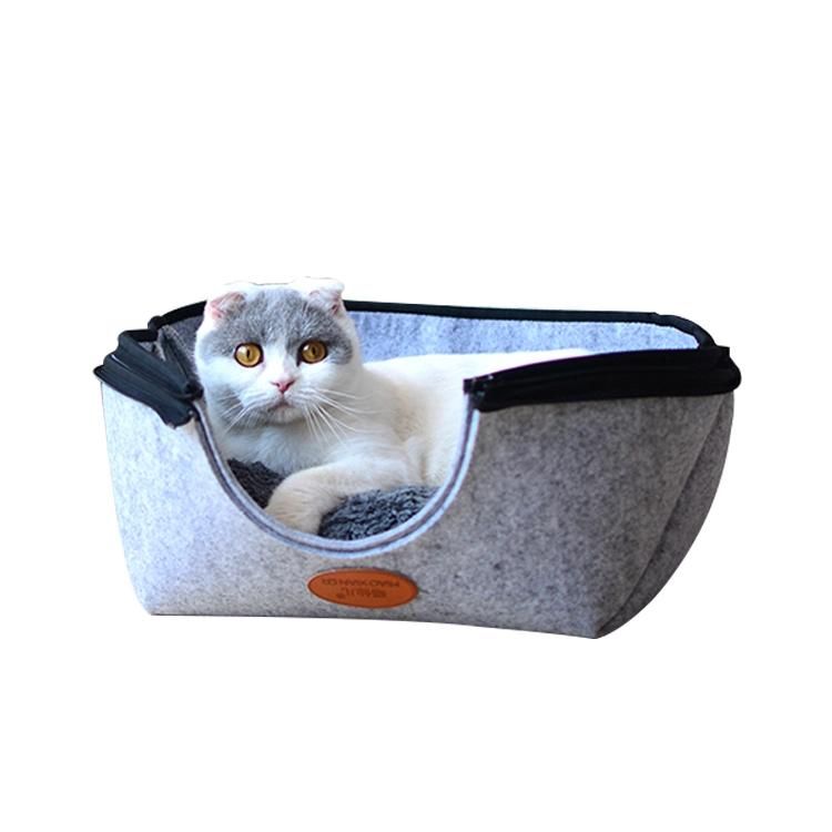 Colorful Series Pet Bed Mat Folding Mongolia Bag with Ball Sofa Cushion Cat Nest Winter Kennel Wholesale Bed