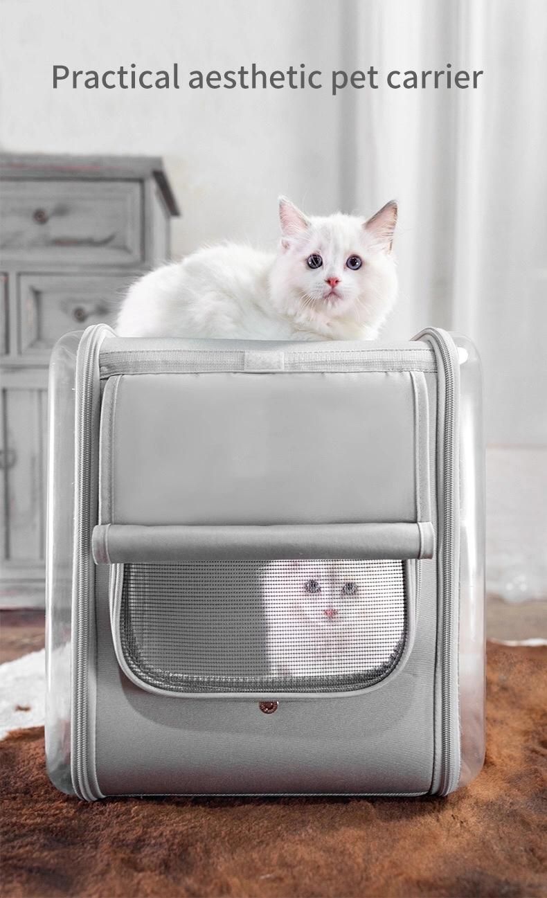 Wholesale Fashion Luxury Breathable Backpack Bag Cat Dog Pet Products