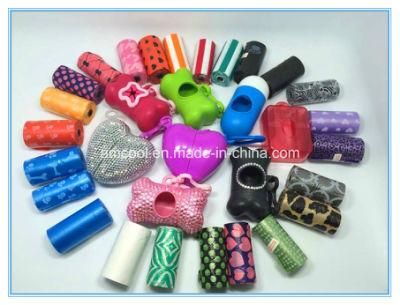 Rhinestone Waste Bag Holder with Logo Wholesale Pet Products Dog Poop Bag Pet Supply