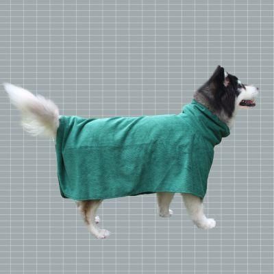 Super Absorbent Microfiber Fast Dry Pet Product Soft Dog Bathrobe Pet Product