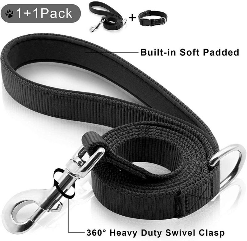 Adjustable Reflective Dog Collars with Quick Release Buckle for Large Dogs