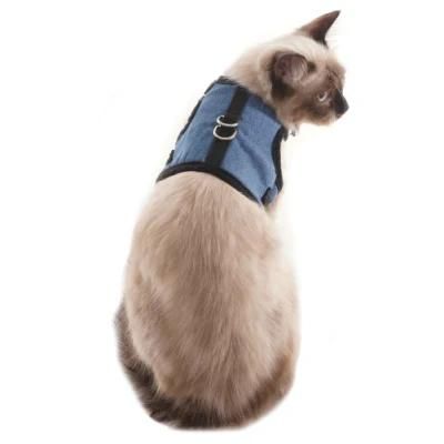 Escape Proof Cat Harness and Leash - Adjustable Soft Mesh Vest for Rabbits Puppy Kittens