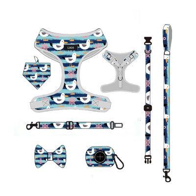 Best Selling Pet Supplies Custom Print Dog Harness Belt and Leash Set Dog Accessories/Pet Accessory/Pet Supply/Pet Products/Pet Toy