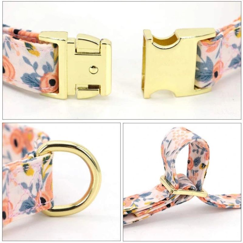 Custom Flower Girl Dog Collar for Female Dogs