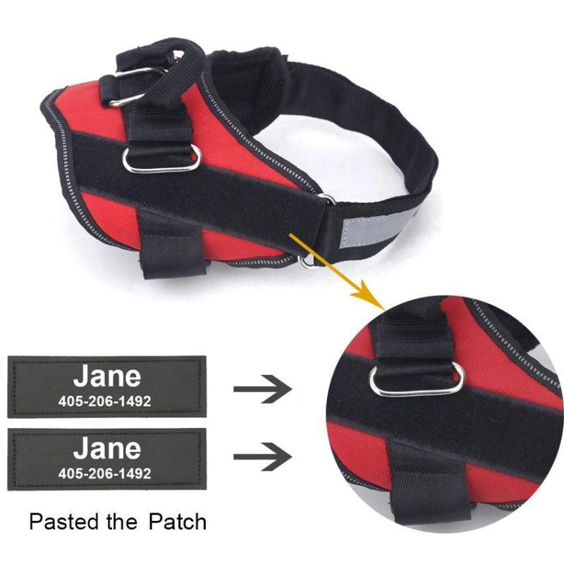 Dog Harness Vest Dog Supplies with Customized Patch
