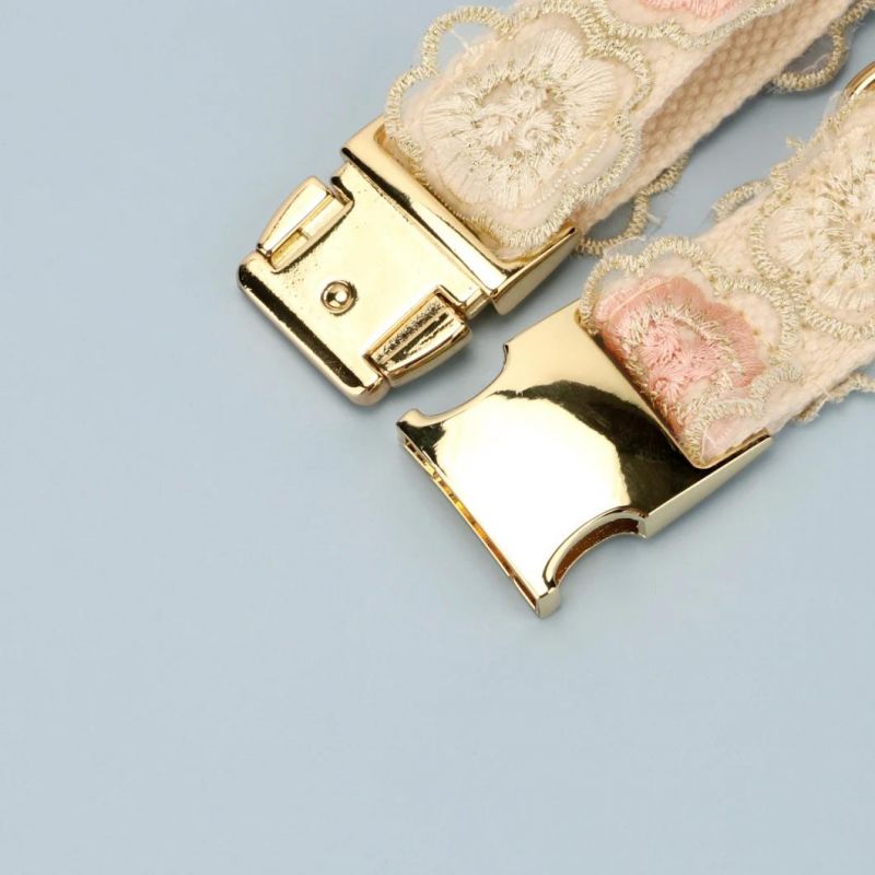 Custom Wholesale Lace Floral Dog Collar