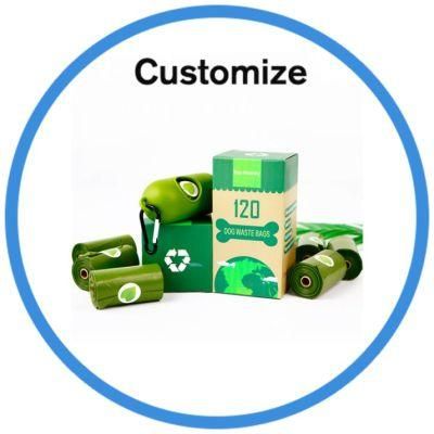 Customized Handle Pet Biodegradable Dog Waste Bags with Dispenser