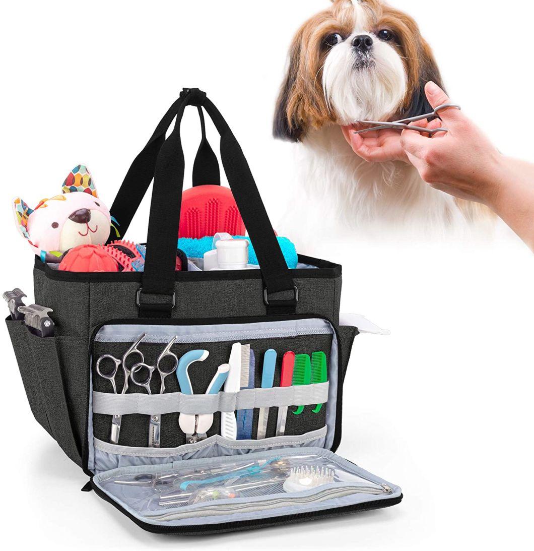 Pet Grooming Tools Organizer Bag Dog Cat Grooming Supplies Pet Grooming Tote Bag