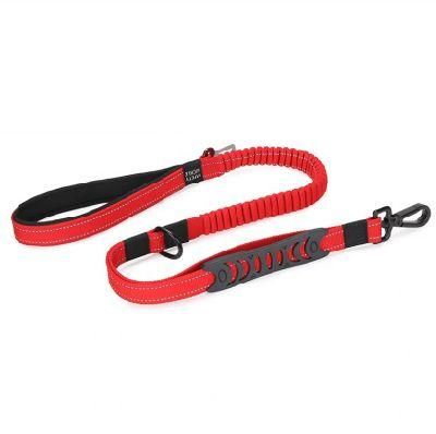 Whloesale Dog Lead Reflective Strong Double Handle Dog Leash