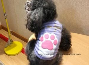 Sunmmer Lovely Cartoon Cute Dog T-Shirt 100% Cotton T-Shirt Small Dog Shirt Soft Costumes Pet Coat