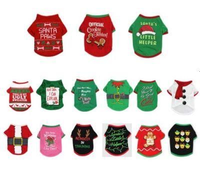 Breathable Soft Dog Costume Christmas Dog T-Shirt