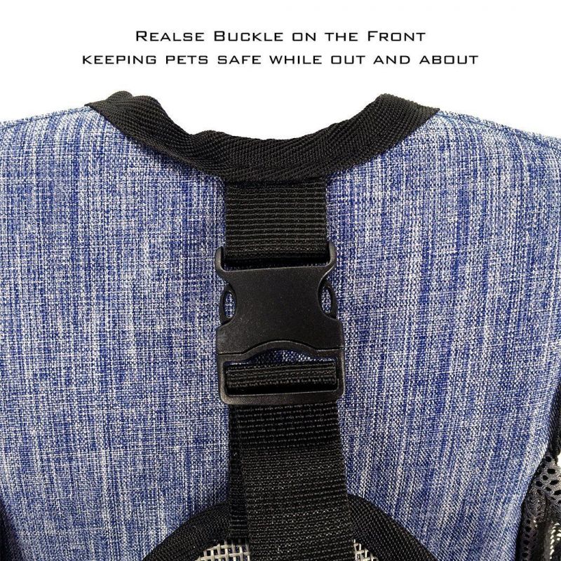Pet Supply Cation Polyester Pet Backpack Breathbale Design Small Cat Dog Carrier