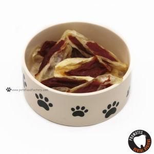 Wrapped Duck/Chicken Rabbit Ear Healthy Pet Food Dog Treats