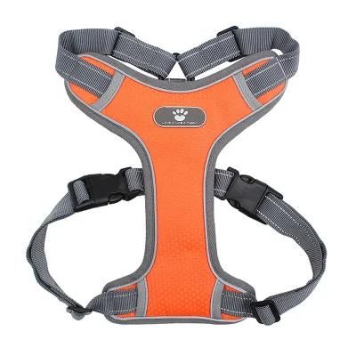 Dog Harness Vest Breathable No Pull Dog Training Harness Adjustable Reflective Pet Harnesses