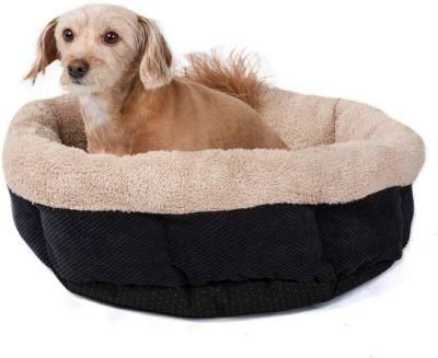 Luxurious Plush Fabric Cute Dog Beds Dog Cushion