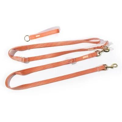 New Arrival Multifunctional Hand Free Double Traction Dog Leash Pet Supplier Custom Logo Macaron Color Personalized Lead Dog