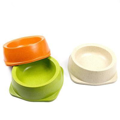 Pet Supplies Eco Bamboo Fiber Round Dog Bowl Manufacturer
