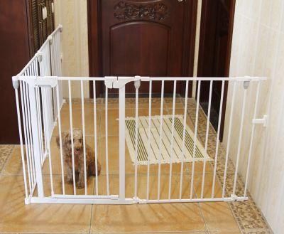 6 Panels Folding 99cm High Pet Playpen with Gates